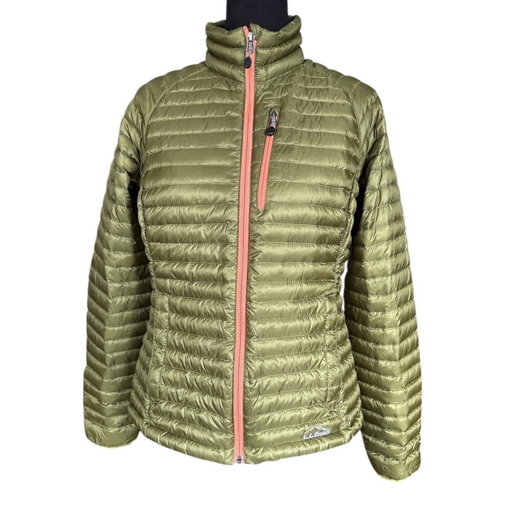 L.L. Bean Women's Ultralight 850 Down Sweater, Olive Green, Small, Gorp, Luxury